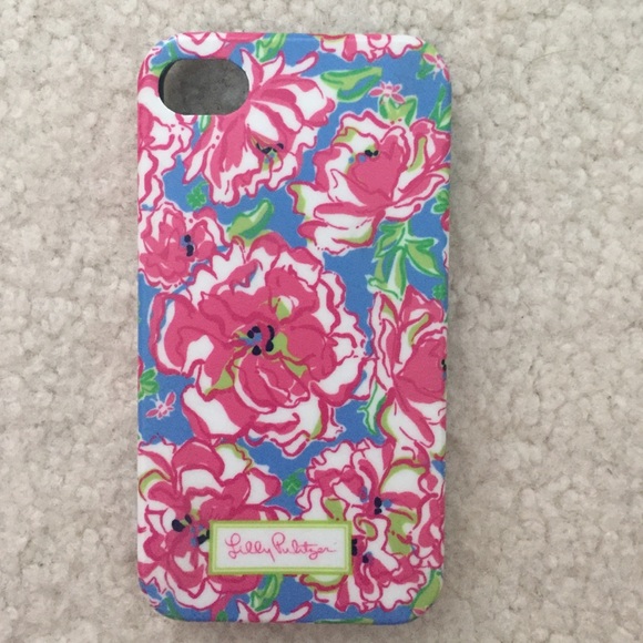 Lilly Pulitzer iPhone 4/4s case lucky charms