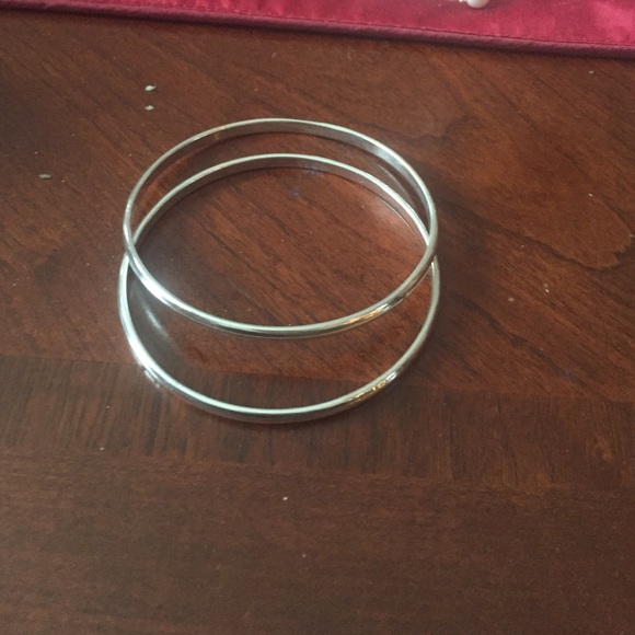 Silver bangles