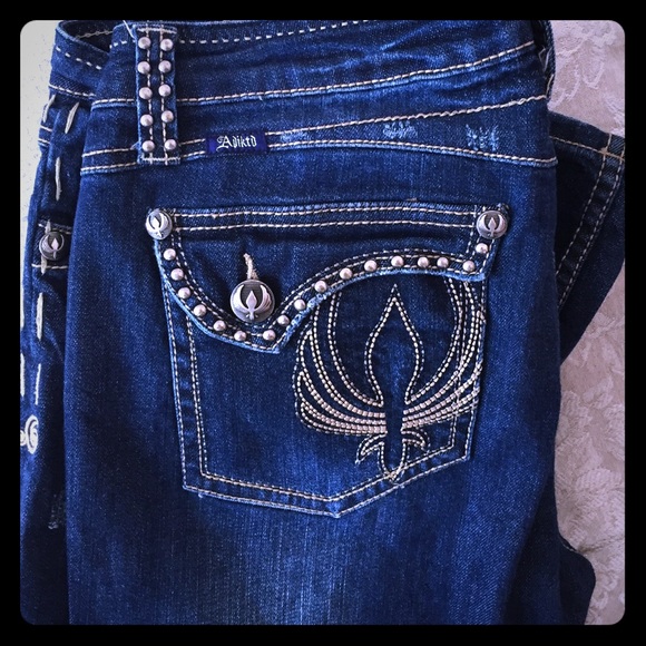 Adiktd straight leg jeans worn once!