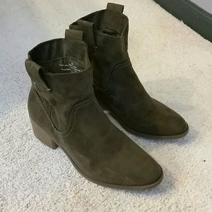 Suede ankle boots