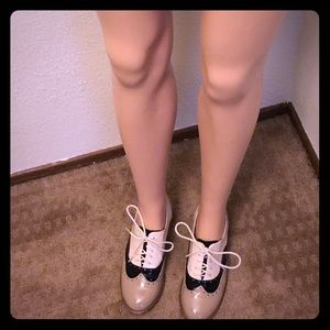 Jeffrey Campbell Patent Leather Laceup Dress Shoes