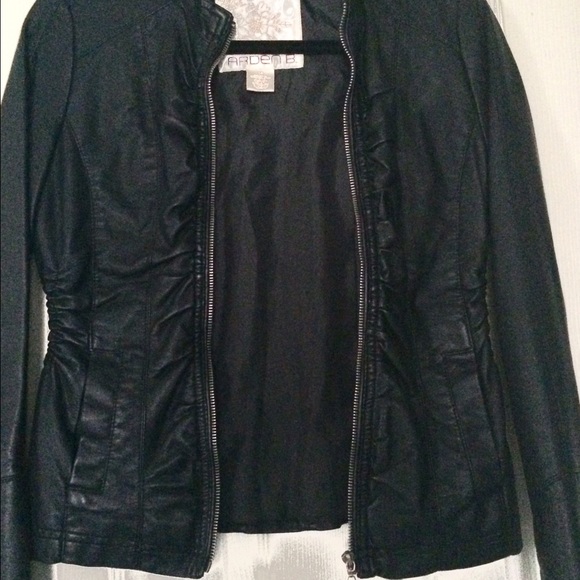 Arden B faux leather jacket