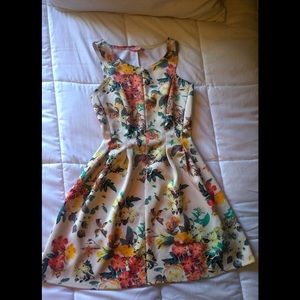 Floral Candie's Skater Dress