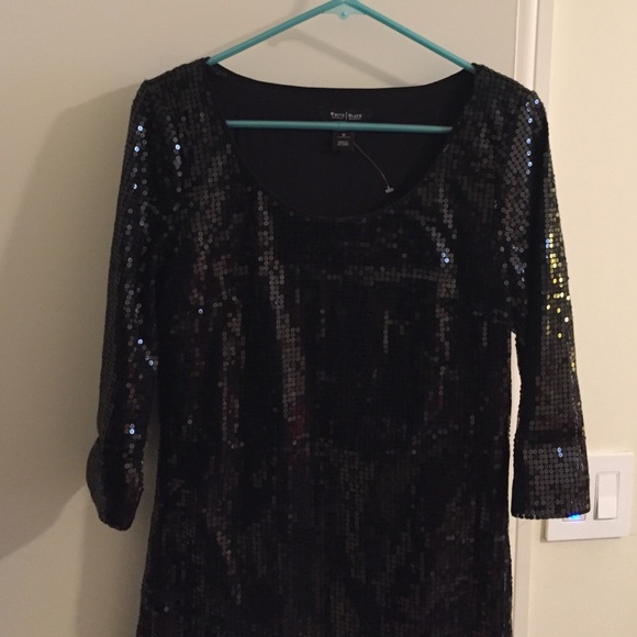 Sequin Black cocktail dress