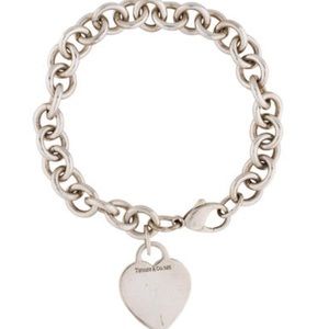 Tiffany heart tag bracelet