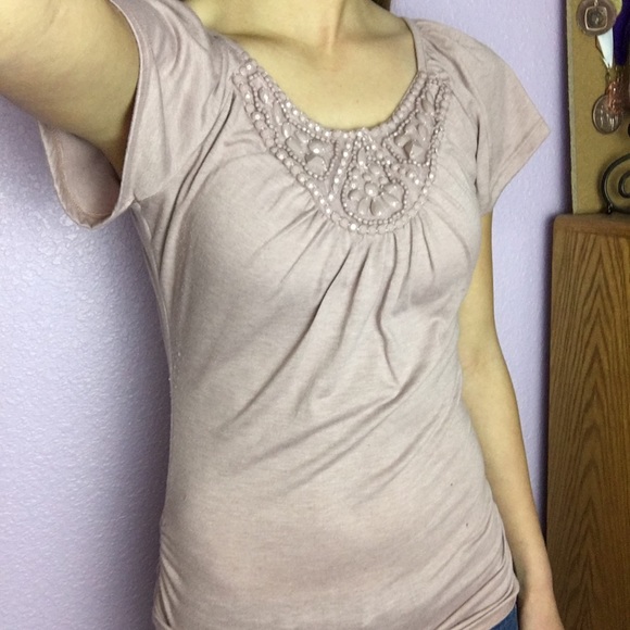 Light pink top