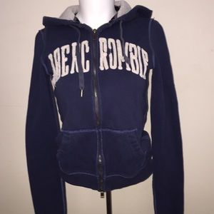 A&F navy blue sweater