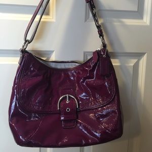 Coach patent leather purse. Authentic.