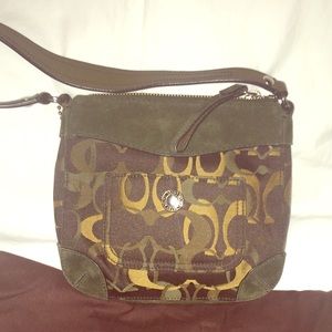 Army fatigue Coach handbag