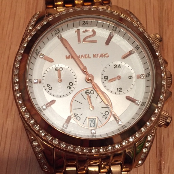 ROSE GOLD MK WATCH