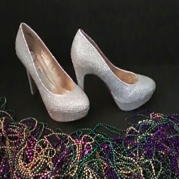 Silver heels