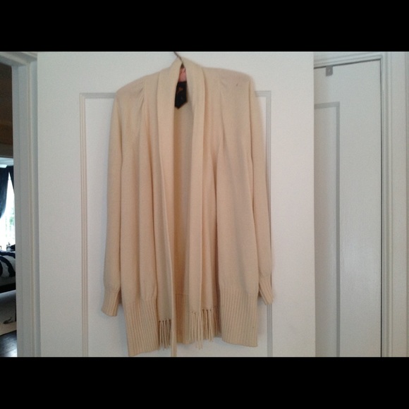 Cream cashmere cardigan