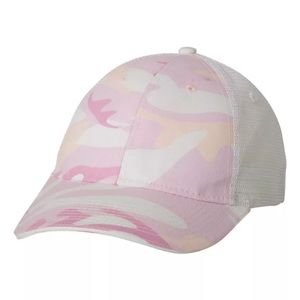 Pink camo baseball cap