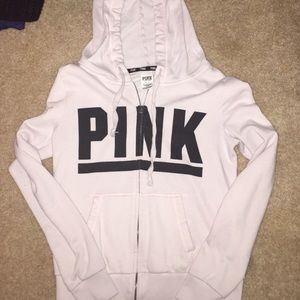Pale pink Victoria's Secret zip up jacket!