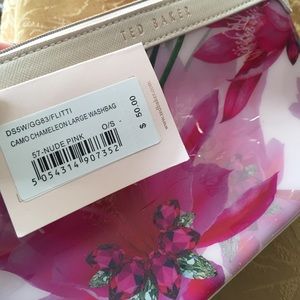 Ted Baker Bags - Ted Baker Pink Floral makeup bag cosmetics case Ted Baker Bags - Ted Baker Pink Floral makeup bag cosmetics case