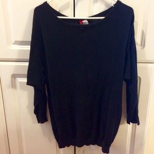 Long Skeeve Black Sweater