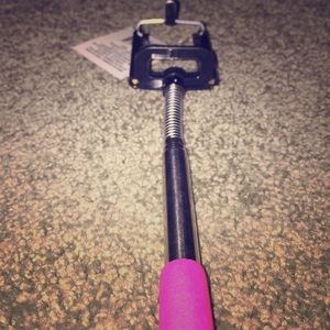 Pink selfie stick