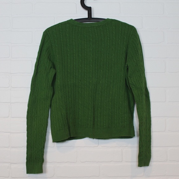 Merona Sweaters - Green textured cardigan cable knit long sleeve Merona Sweaters - Green textured cardigan cable knit long sleeve