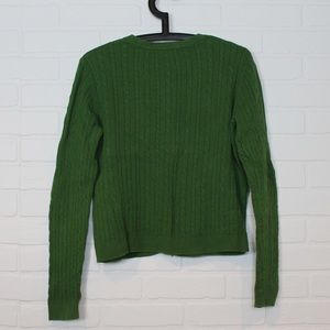 Merona Sweaters - Green textured cardigan cable knit long sleeve Merona Sweaters - Green textured cardigan cable knit long sleeve