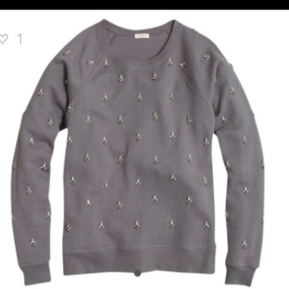 j crew embellished shirt NWOT