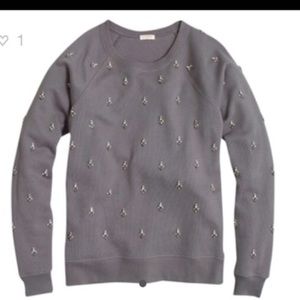 j crew embellished shirt NWOT