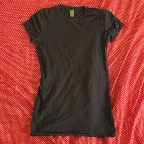 Alternative Apparel Distressed Hem T-Shirt