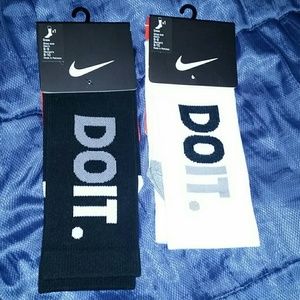 2 packs of JUST DO IT. Socks