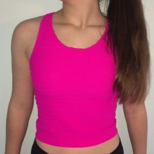 Cropped Sugar Lips Textured Top