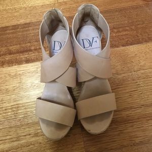 DVF wedges. Size 6.5.