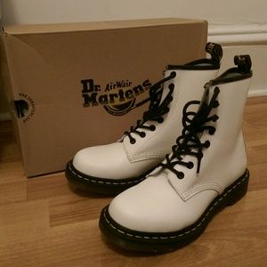 Dr. Martens White 1460 Boots