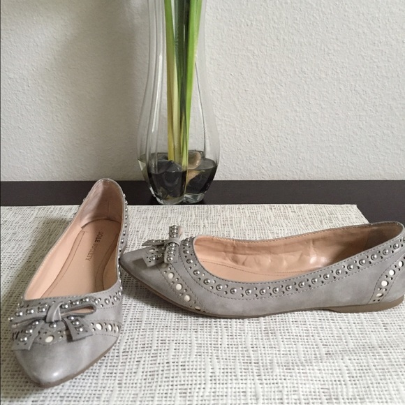Cute Sole Society pointy toe studded flats