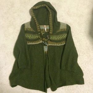 Free People Hooded Cardigan