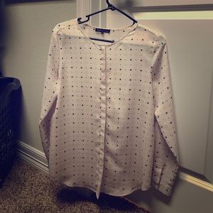 Beautiful creme color blouse