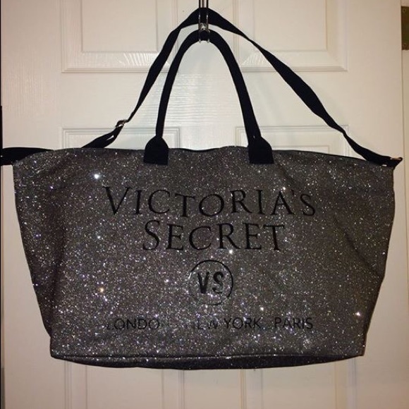 Sparkly Duffle bag Victoria's Secret