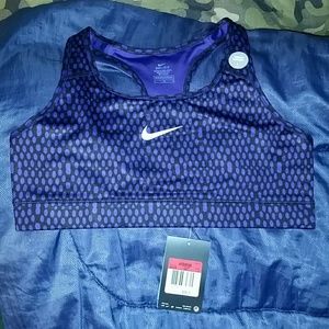 Purple Sports Bra Nike Large
