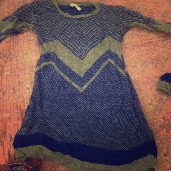Warm knit sweater