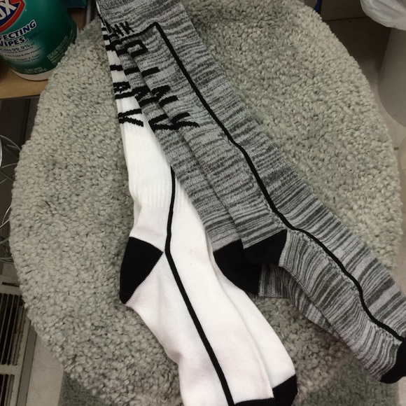 PINK knee high socks