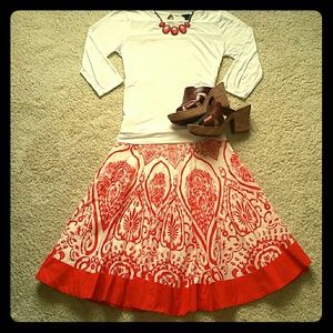 Anthropologie edme & esyllte A-line Skirt