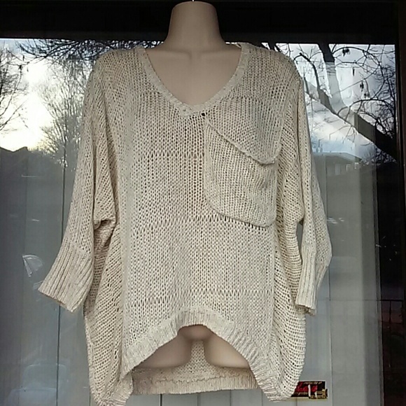 Sanctuary Sweaters - Sanctuary amazing sheer oversize sweater top