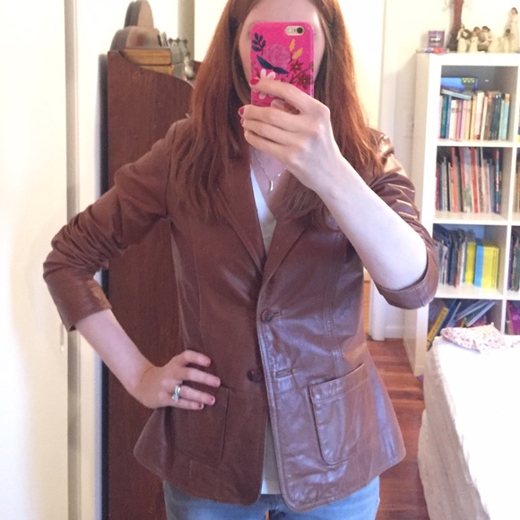 Leather Blazer