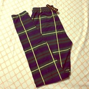 Plaid leggings