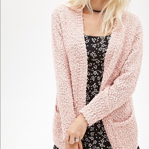 Small Forever 21 Blush Cozy Cardigan