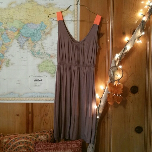 Soft brown casual dress