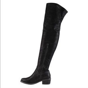 Also Sturmy Flat over the Knee Boot