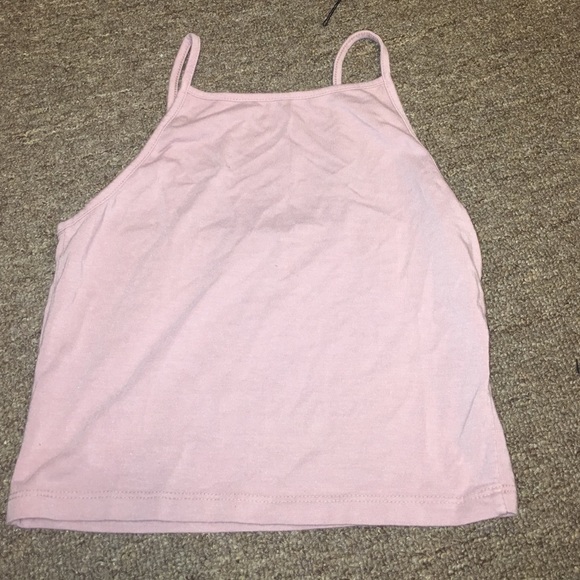 PALE PINK BRANDY CROP TOP