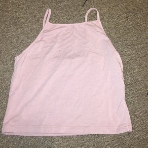 PALE PINK BRANDY CROP TOP