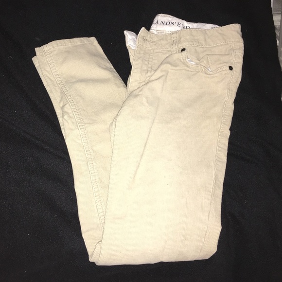 Land's End skinny corduroy pants