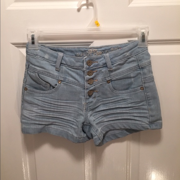 Size 3 high-waisted jean shorts
