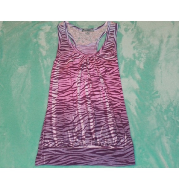 Zebra striped f21 tank