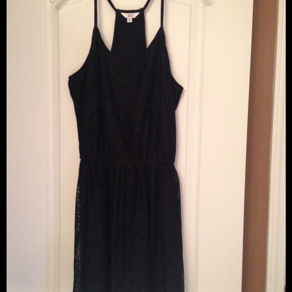 Jack by BB Dakota Black Razorback Lace Dress - Picture 1 of 3